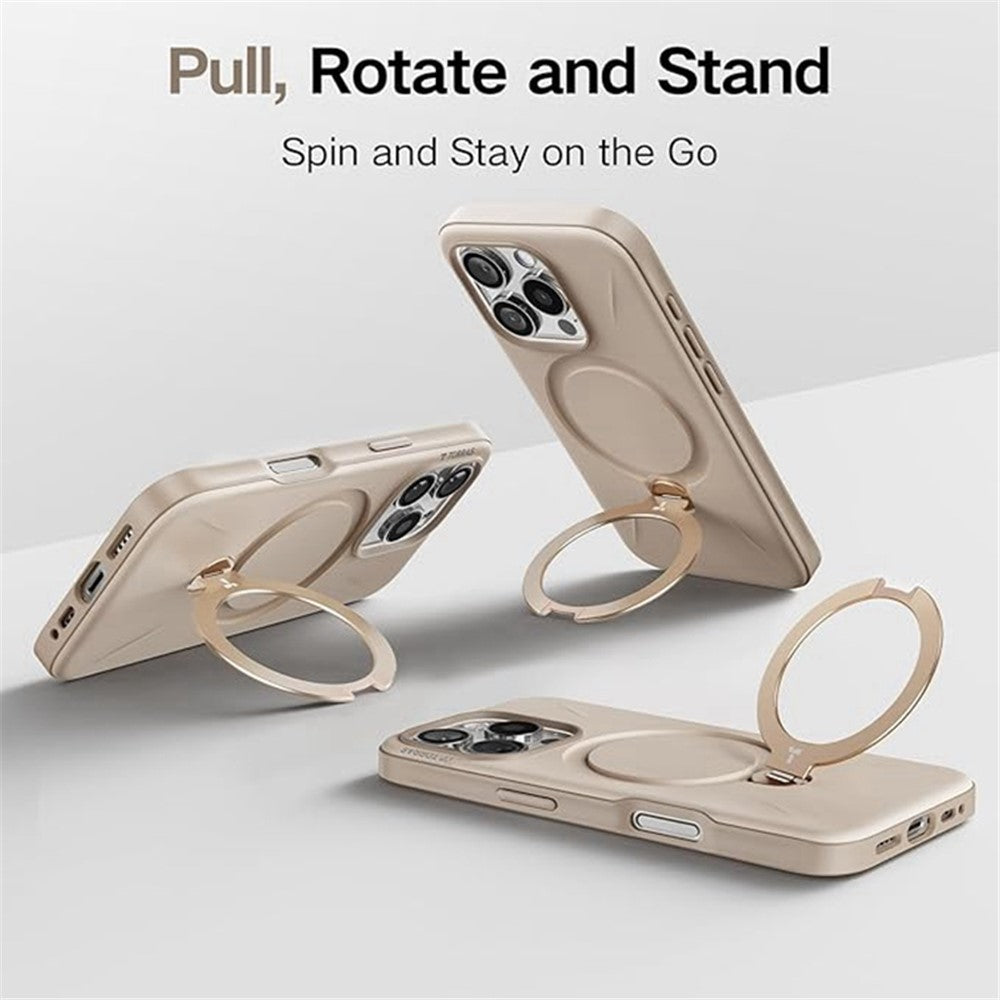 TORRAS Ostand Q Pro Series For iPhone 16 Pro Max Case Kickstand TPU+PC Phone Cover Compatible with Magsafe