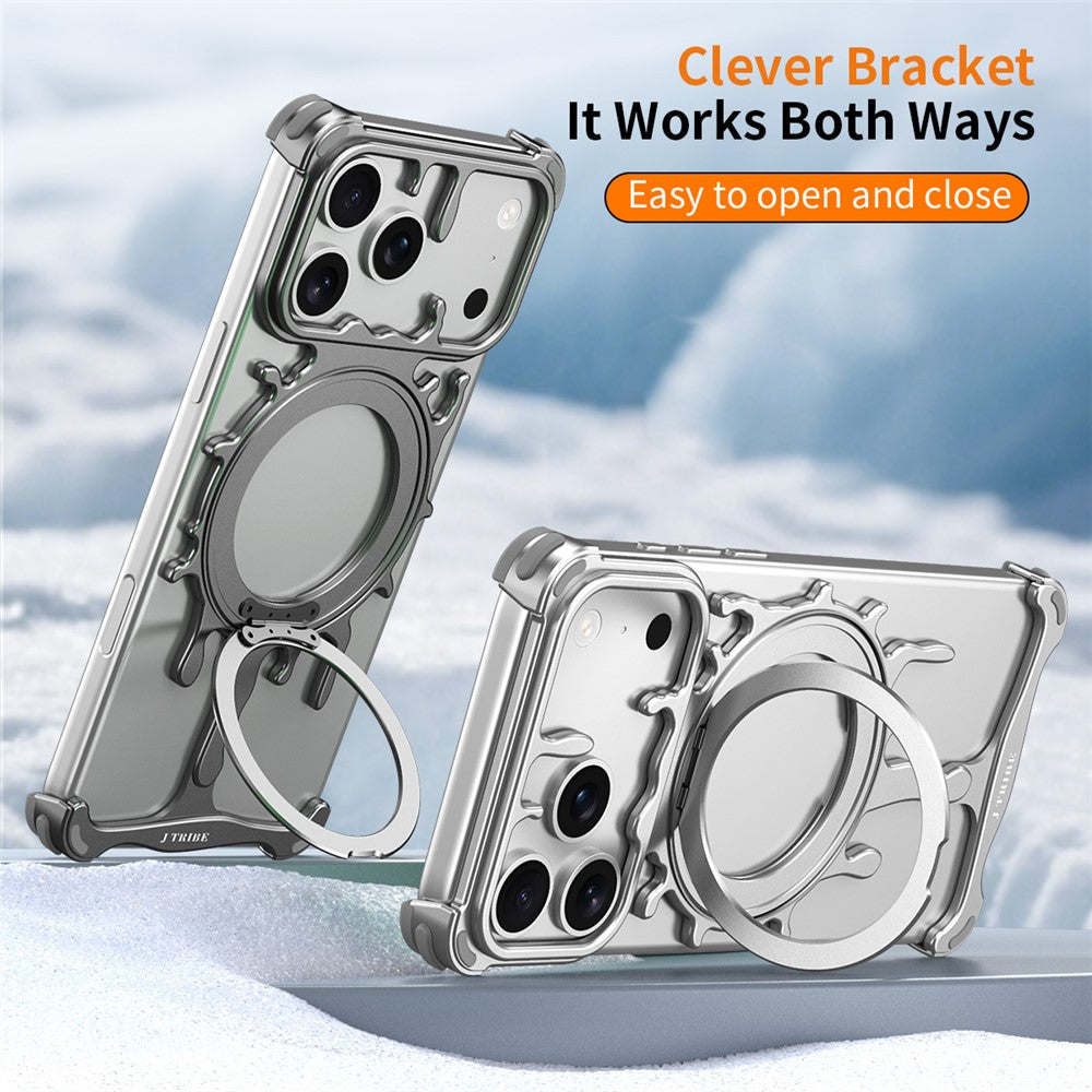 Glacier Metal Kickstand iPhone 17 Pro Max Case
