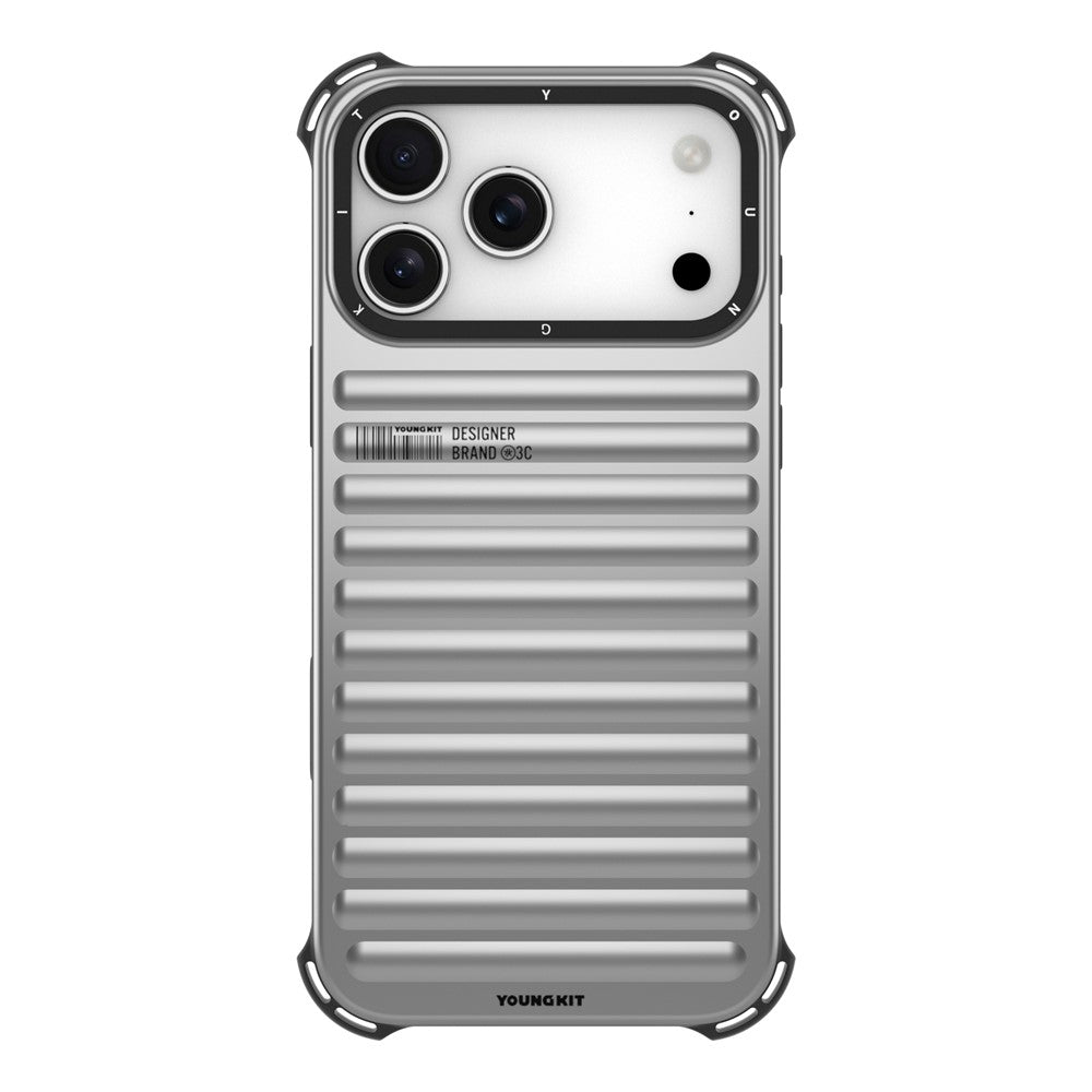 YOUNGKIT For iPhone 17 Pro Case Compatible with MagSafe Suitcase Texture IMD TPU Phone Cover