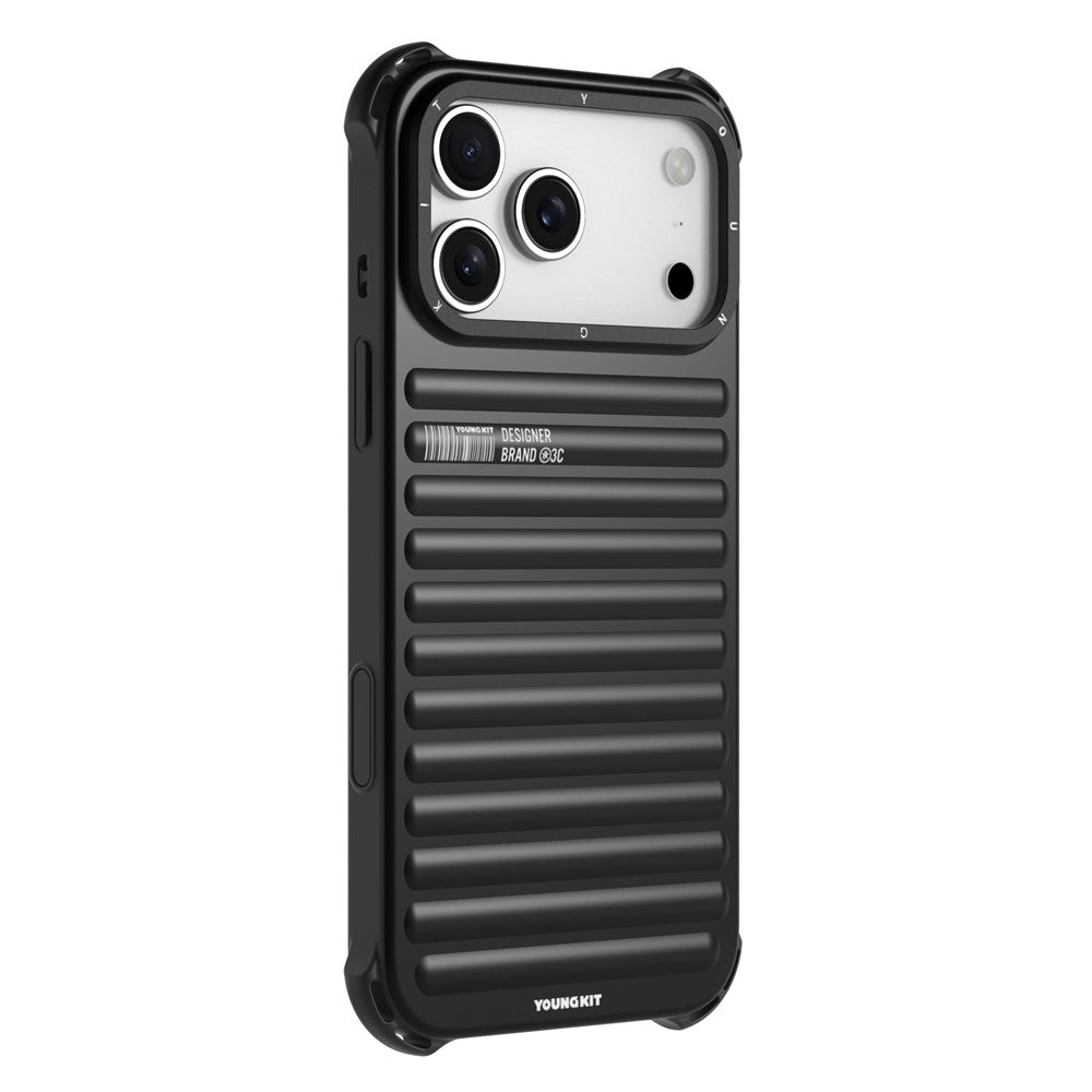 YOUNGKIT For iPhone 17 Pro Case Compatible with MagSafe Suitcase Texture IMD TPU Phone Cover