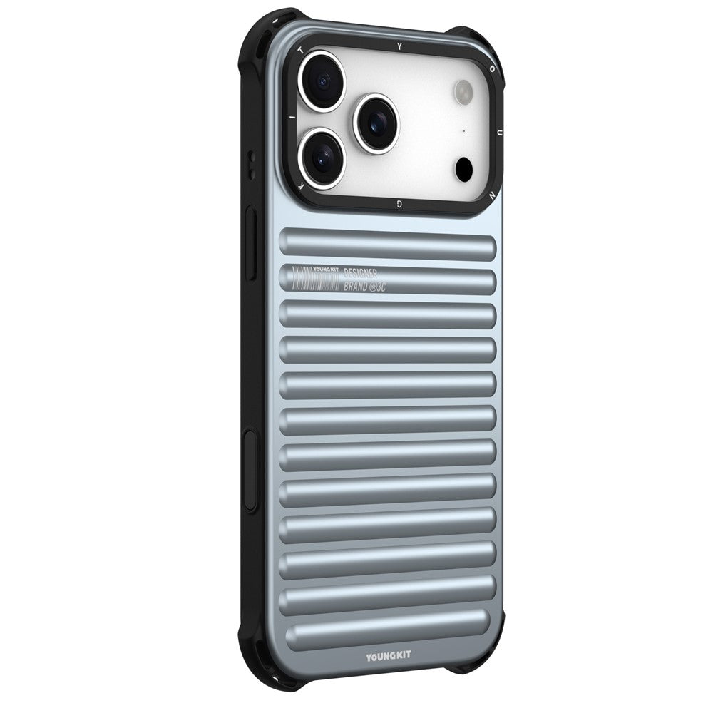 YOUNGKIT For iPhone 17 Pro Case Compatible with MagSafe Suitcase Texture IMD TPU Phone Cover