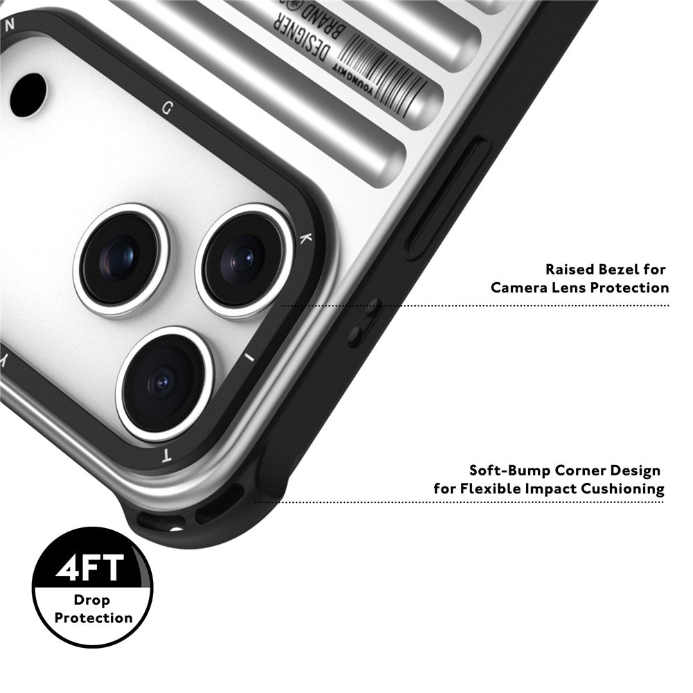 YOUNGKIT For iPhone 17 Pro Max Case Compatible with MagSafe Suitcase Texture IMD TPU Phone Cover