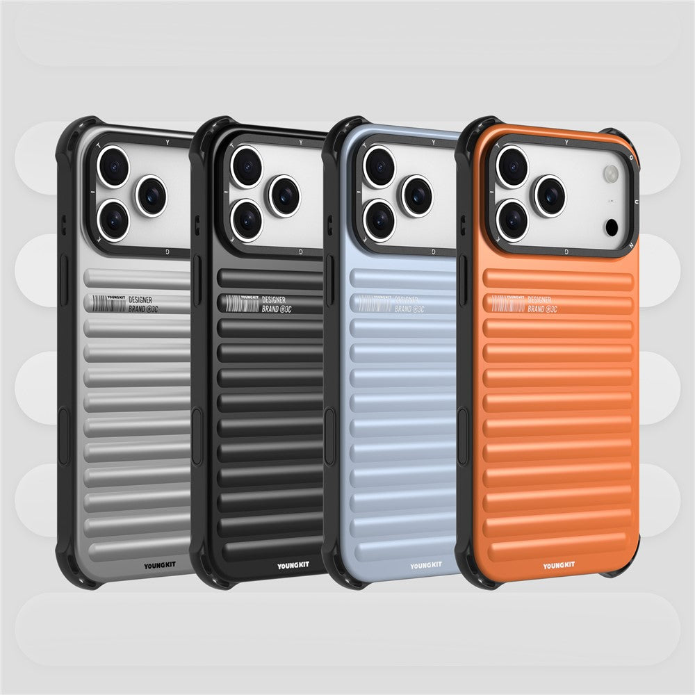 YOUNGKIT For iPhone 17 Pro Max Case Compatible with MagSafe Suitcase Texture IMD TPU Phone Cover