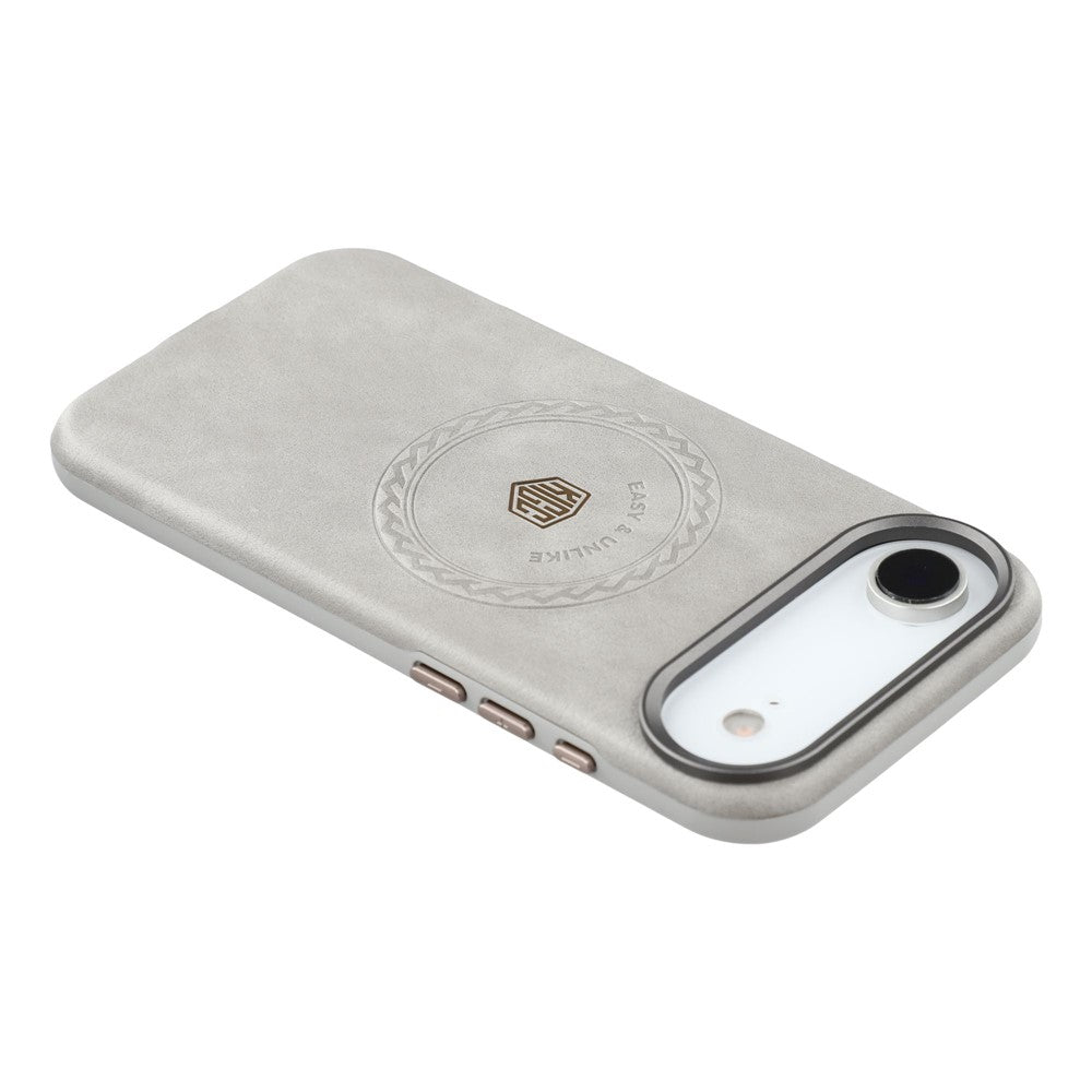 KIGC For iPhone Air Case Compatible with MagSafe PU Leather TPU Phone Back Cover