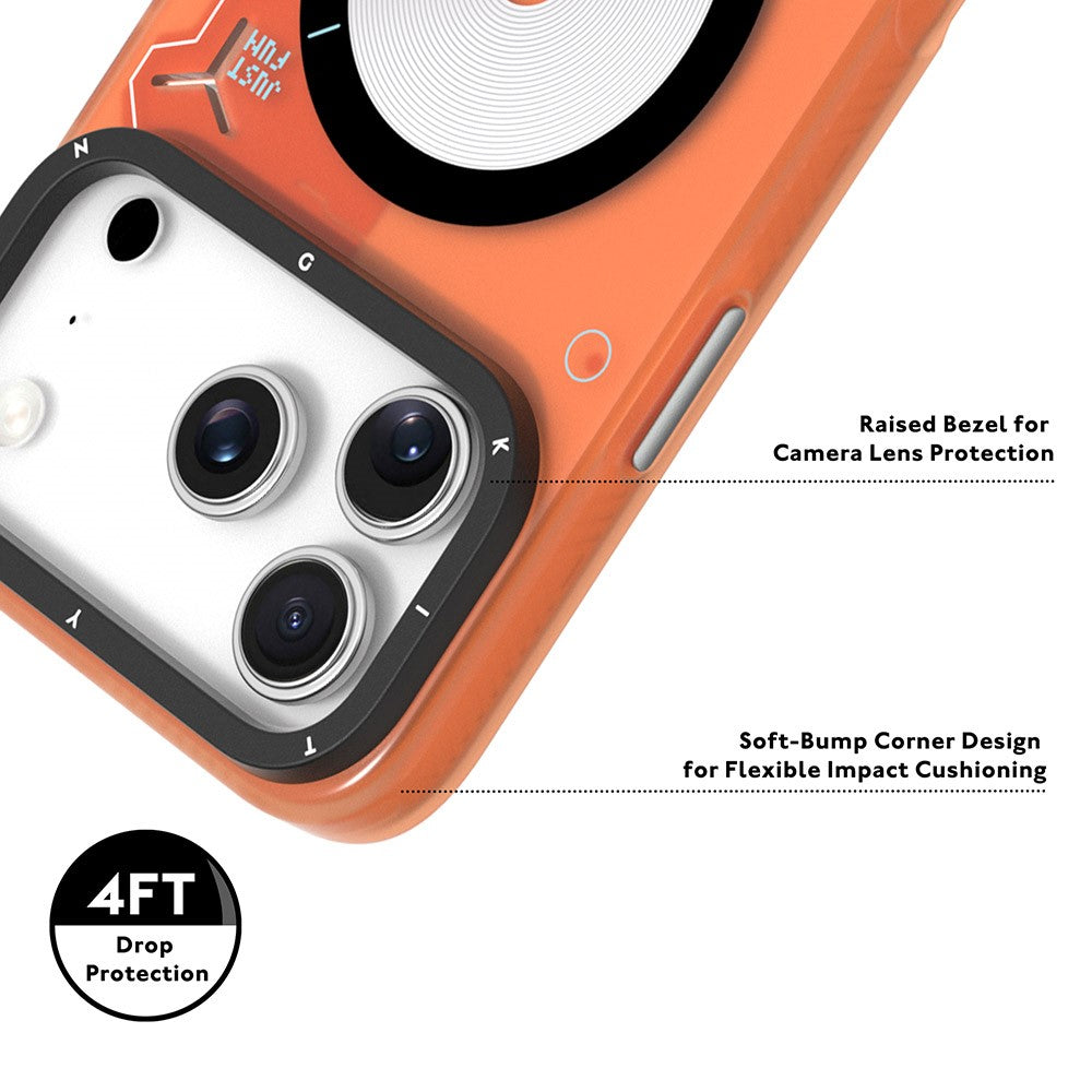 YOUNGKIT For iPhone 17 Pro Magnetic Case Unique Disc Design TPU + PC Phone Back Cover