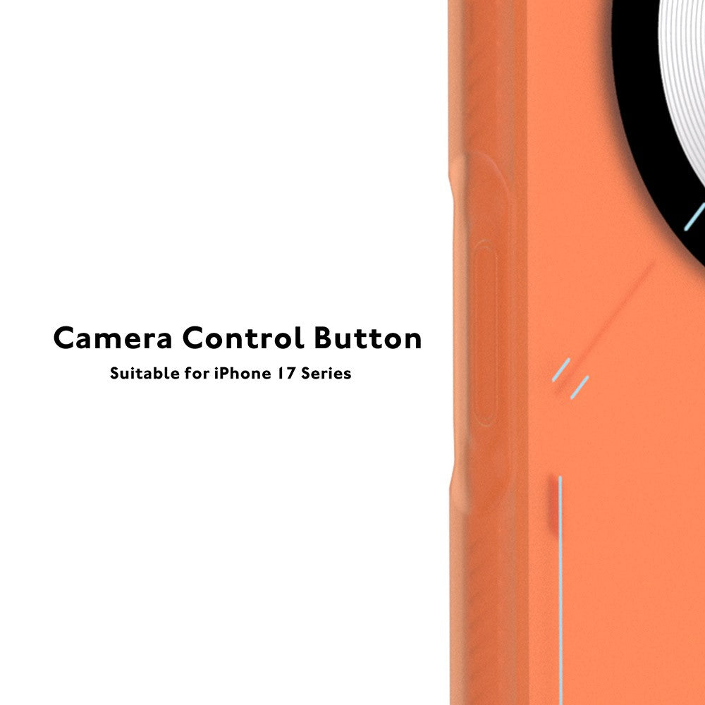 YOUNGKIT For iPhone 17 Pro Magnetic Case Unique Disc Design TPU + PC Phone Back Cover