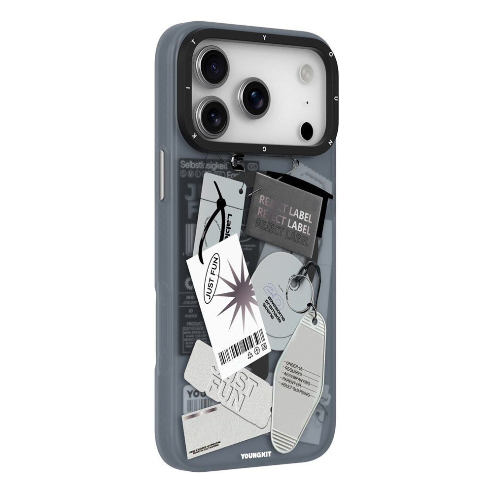 YOUNGKIT Interdimensional Series For iPhone 17 Pro Max Magnetic Case Matte TPU IMD Phone Back Cover