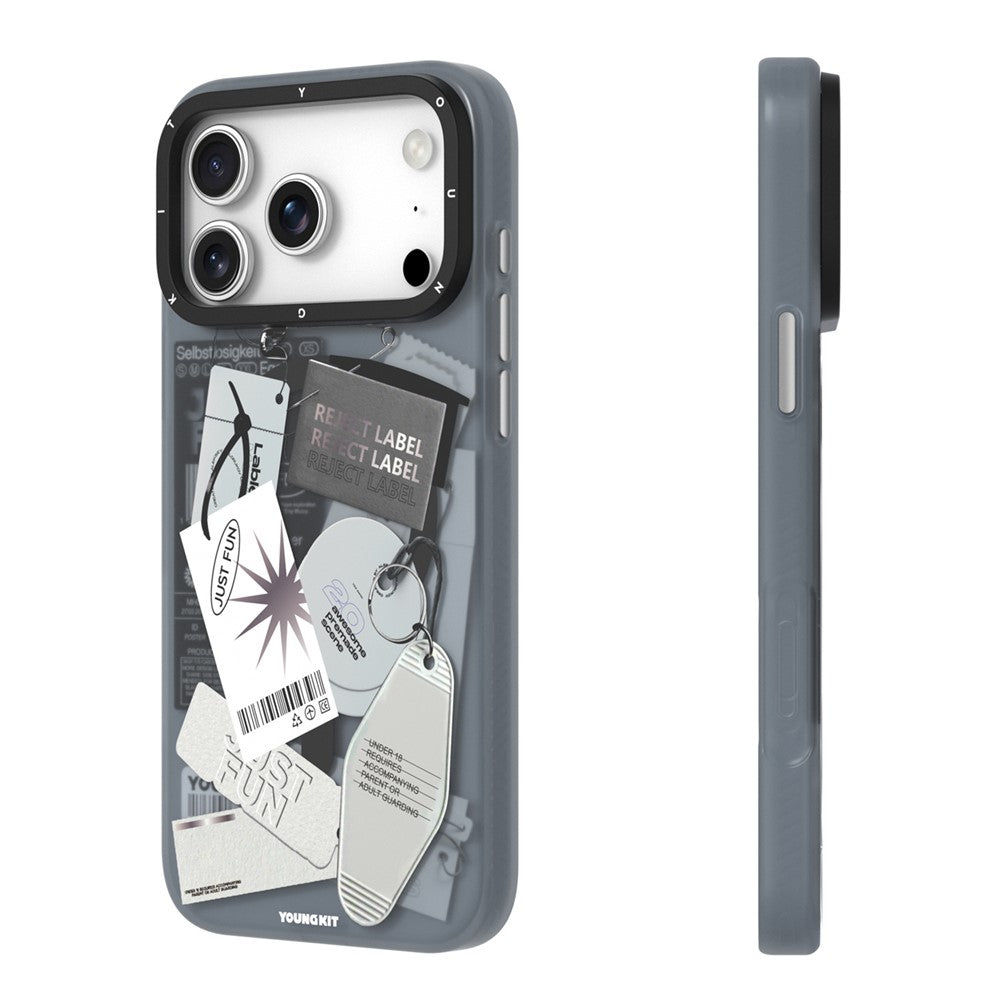 YOUNGKIT Interdimensional Series For iPhone 17 Pro Max Magnetic Case Matte TPU IMD Phone Back Cover