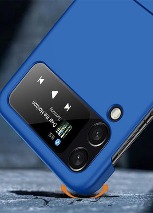 For Samsung Galaxy Z Flip4 5G Skin-touch Feeling Hard PC Anti-scratch Stylish Mobile Phone Case Cover