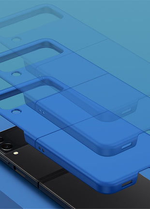 For Samsung Galaxy Z Flip4 5G Skin-touch Feeling Hard PC Anti-scratch Stylish Mobile Phone Case Cover