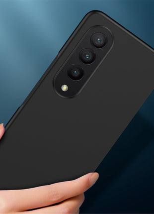 For Samsung Galaxy Z Fold4 5G Anti-wear Shockproof Skin-touch Feeling Hard PC Mobile Phone Case Cover