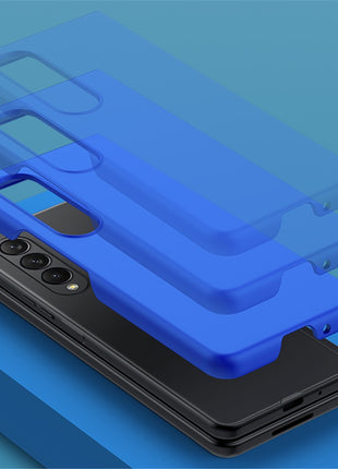 For Samsung Galaxy Z Fold4 5G Anti-wear Shockproof Skin-touch Feeling Hard PC Mobile Phone Case Cover
