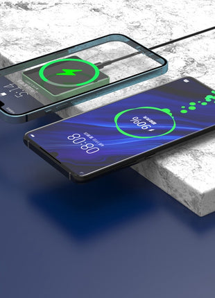 E30 10000mAh Magnetic Power Bank 15W Wireless Charging PD + QC 20W External Battery Pack Phone Charger