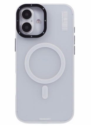 YOUNGKIT For iPhone 16 Pro Max Case Compatible with MagSafe PET+TPU Matte Back Phone Cover