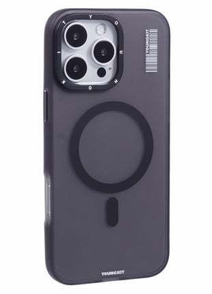 YOUNGKIT For iPhone 16 Pro Matte Case Compatible with MagSafe PET+TPU Shockproof Phone Cover