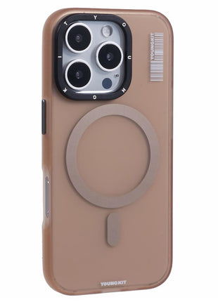 YOUNGKIT For iPhone 16 Pro Matte Case Compatible with MagSafe PET+TPU Shockproof Phone Cover