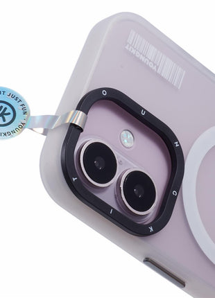 YOUNGKIT For iPhone 16 Case Compatible with MagSafe Anti-Fingerprint PET+TPU Phone Cover
