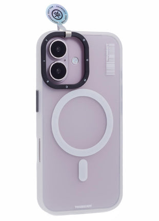 YOUNGKIT For iPhone 16 Plus Case Compatible with MagSafe Frosted PET+TPU Phone Cover Shockproof