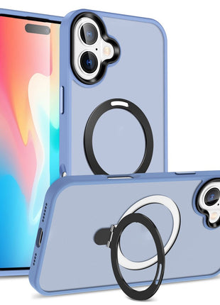 For iPhone 16 Plus Case Kickstand Back Phone Cover Compatible with MagSafe
