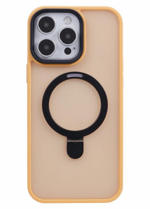 For iPhone 16 Pro Magnetic Case Kickstand TPU+PC  Phone Cover