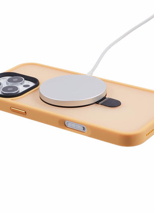 For iPhone 16 Pro Magnetic Case Kickstand TPU+PC  Phone Cover