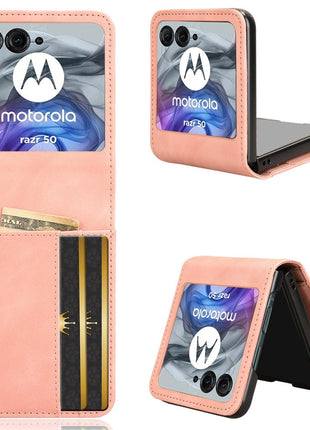 For Motorola Razr 2025 / Razr 2024 / Razr 60 / Razr 50 5G Case Separable Design Card Slot Leather+PC Phone Cover