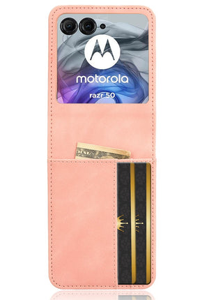 For Motorola Razr 2025 / Razr 2024 / Razr 60 / Razr 50 5G Case Separable Design Card Slot Leather+PC Phone Cover
