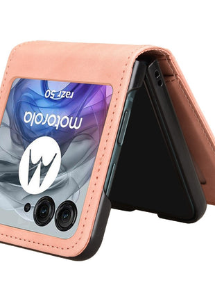 For Motorola Razr 2025 / Razr 2024 / Razr 60 / Razr 50 5G Case Separable Design Card Slot Leather+PC Phone Cover