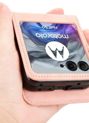 For Motorola Razr 2025 / Razr 2024 / Razr 60 / Razr 50 5G Case Separable Design Card Slot Leather+PC Phone Cover