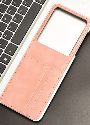 For Motorola Razr+ 2025 / Razr+ 2024 / Razr 60 Pro 5G / Razr 50 Ultra 5G Case Card Slot Leather+PC Phone Cover Separable Design