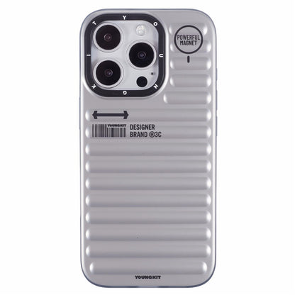 YOUNGKIT For iPhone 16 Pro Case Compatible with MagSafe Suitcase Texture IMD TPU Phone Cover