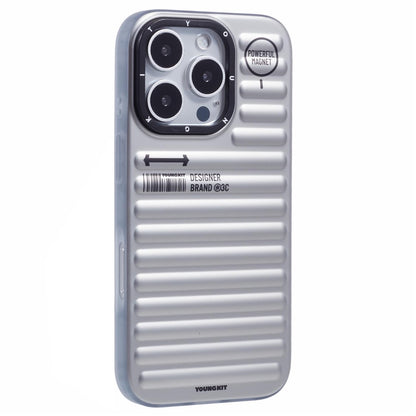 YOUNGKIT For iPhone 16 Pro Max Case Compatible with MagSafe Suitcase Texture IMD TPU Phone Cover