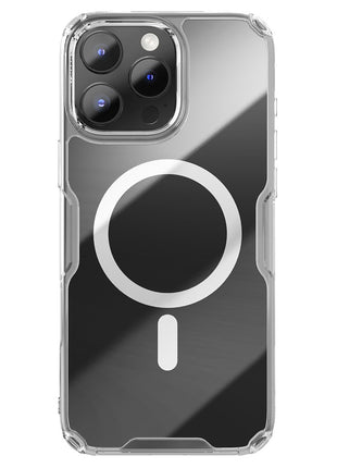 NILLKIN Pro Series for iPhone 16 Pro Max Case Compatible with MagSafe TPU+PC Ultra Clear Phone Case