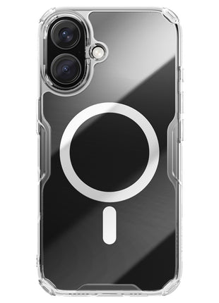 NILLKIN Nature Pro Series for iPhone 16 Case Compatible with MagSafe TPU + PC Ultra Clear Phone Case