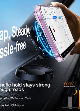 TORRAS For iPhone 16 Case Kickstand TPU+PC Phone Cover Compatible with MagSafe