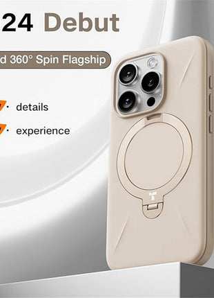 TORRAS Ostand Q Pro Series For iPhone 16 Pro Max Case Kickstand TPU+PC Phone Cover Compatible with Magsafe