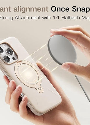 TORRAS Ostand Q Pro Series For iPhone 16 Pro Max Case Kickstand TPU+PC Phone Cover Compatible with Magsafe