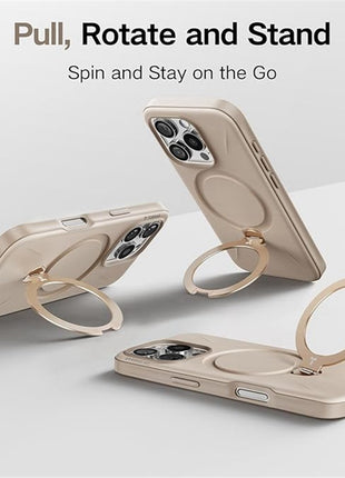 TORRAS Ostand Q Pro Series For iPhone 16 Pro Max Case Kickstand TPU+PC Phone Cover Compatible with Magsafe