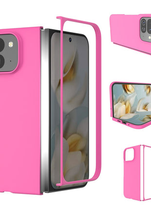 For Google Pixel 10 Pro Fold Case Skin-Touch Texture Hard PC Folding Phone Cover