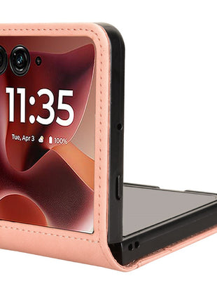 For Motorola Razr 60 Ultra 5G / Razr Ultra 2025 5G Case Separable Design Card Slot Leather + PC Phone Cover