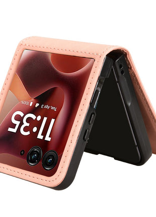 For Motorola Razr 60 Ultra 5G / Razr Ultra 2025 5G Case Separable Design Card Slot Leather + PC Phone Cover