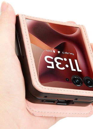 For Motorola Razr 60 Ultra 5G / Razr Ultra 2025 5G Case Separable Design Card Slot Leather + PC Phone Cover