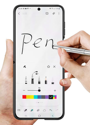 GKK For Samsung Galaxy Z Flip7 5G Case Magnetic Hinge Phone Cover with Front Screen Film and Pen