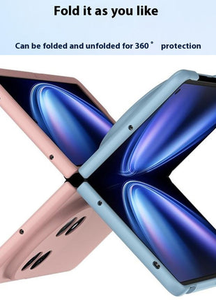 For vivo X Fold5 5G Case Skin-Touch Texture Hard PC Folding Phone Cover
