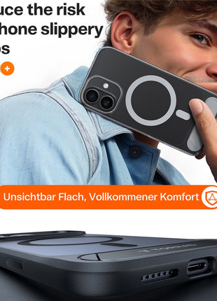 TORRAS For iPhone 17 Case Kickstand TPU + PC Phone Cover Compatible with MagSafe