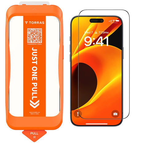 TORRAS Glassgo For iPhone Air Screen Protector Tempered Glass HD Film with Automatic Dust Removal Tool