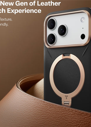 TORRAS Ostand Q3 VegSkin Series For iPhone 17 Pro Max Case Compatible with MagSafe Kickstand Phone Cover