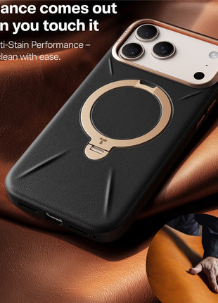 TORRAS Ostand Q3 VegSkin Series For iPhone 17 Pro Max Case Compatible with MagSafe Kickstand Phone Cover