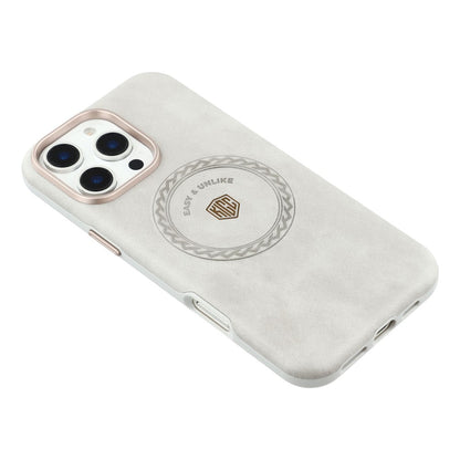KIGC For iPhone 16 Pro Max Case Compatible with MagSafe PU Leather TPU Phone Back Cover