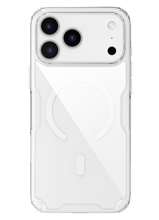 NILLKIN Nature Pro Series for iPhone 17 Pro Max Case Compatible with MagSafe TPU + PC Ultra Clear Phone Case